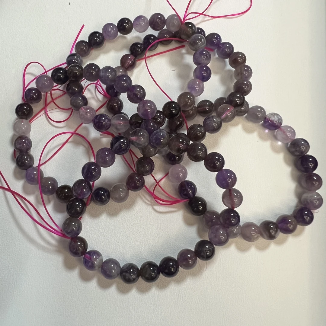 【热卖】九紫离火 紫水晶 8mm（多样性发其一）