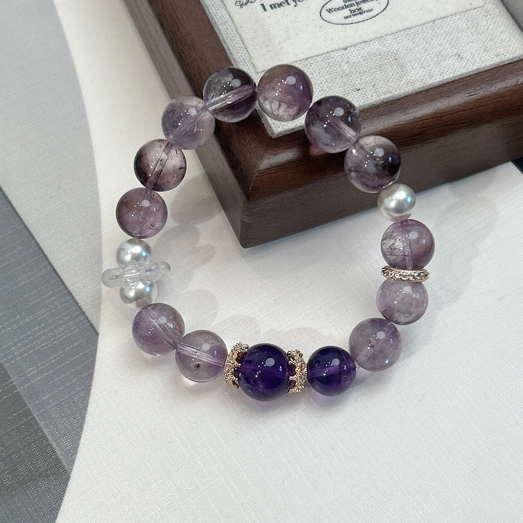 【117兔兔圭来】紫水晶水晶乌拉圭原创小众设计