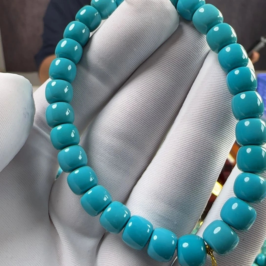 绿松石未镶嵌手串7mm 8688