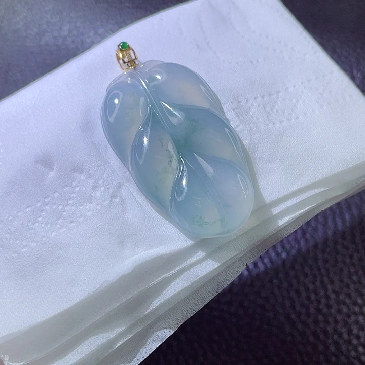 定制翡翠18K金镶嵌翡翠