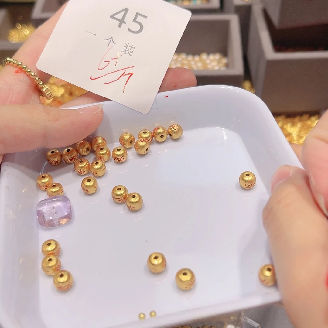 紫晶珠宝半成品银S925镀金镶嵌45