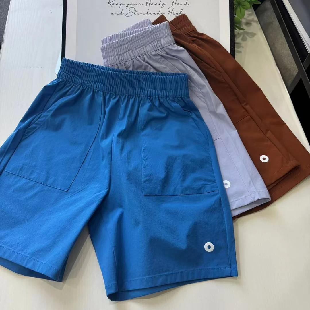 夏季多巴胺纯色简单款清凉百搭速干短裤
