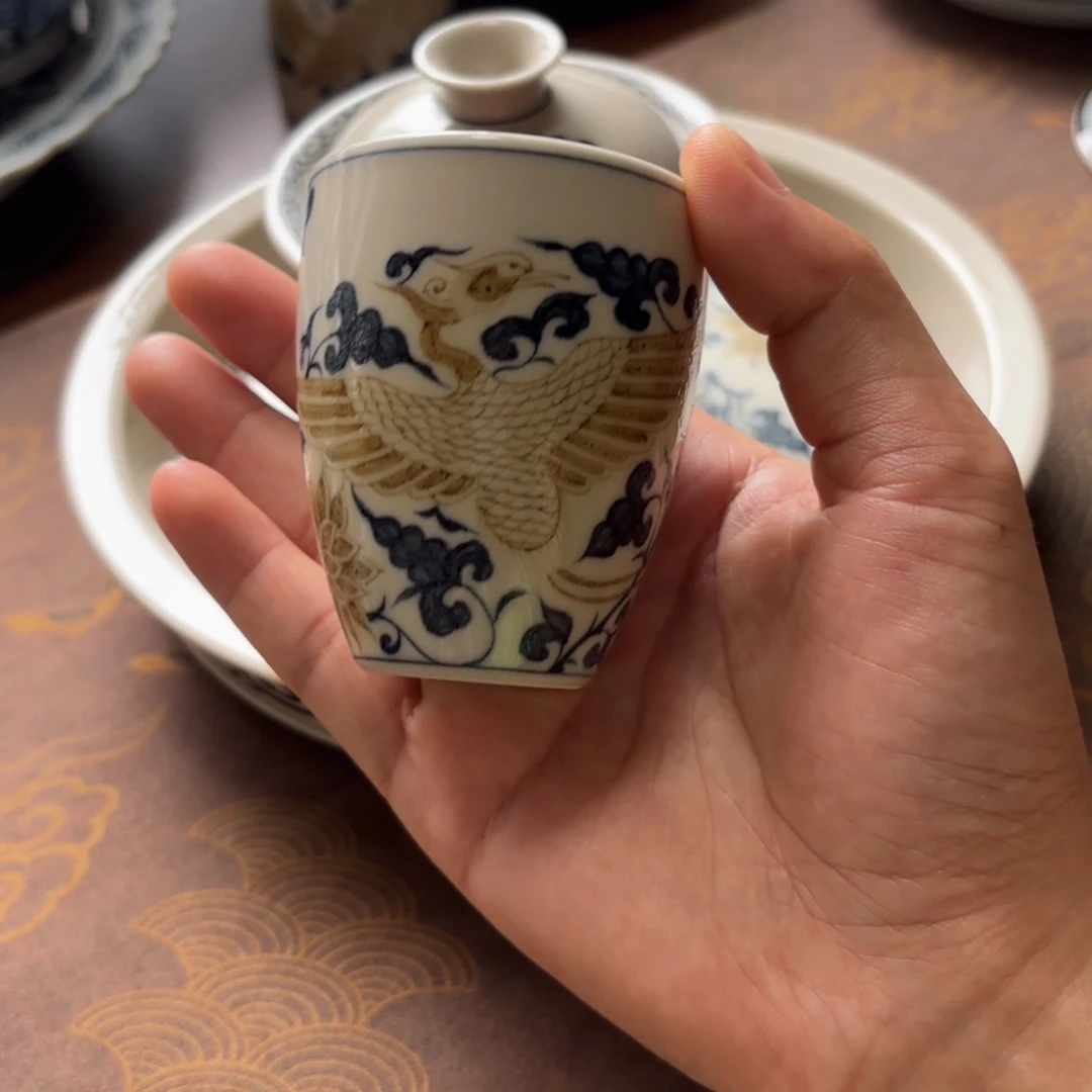摆件景德镇手绘茶具