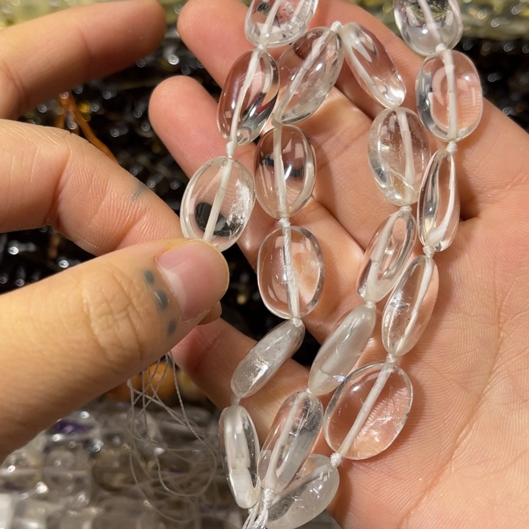 银S925镶嵌紫晶珠宝半成品白水晶片