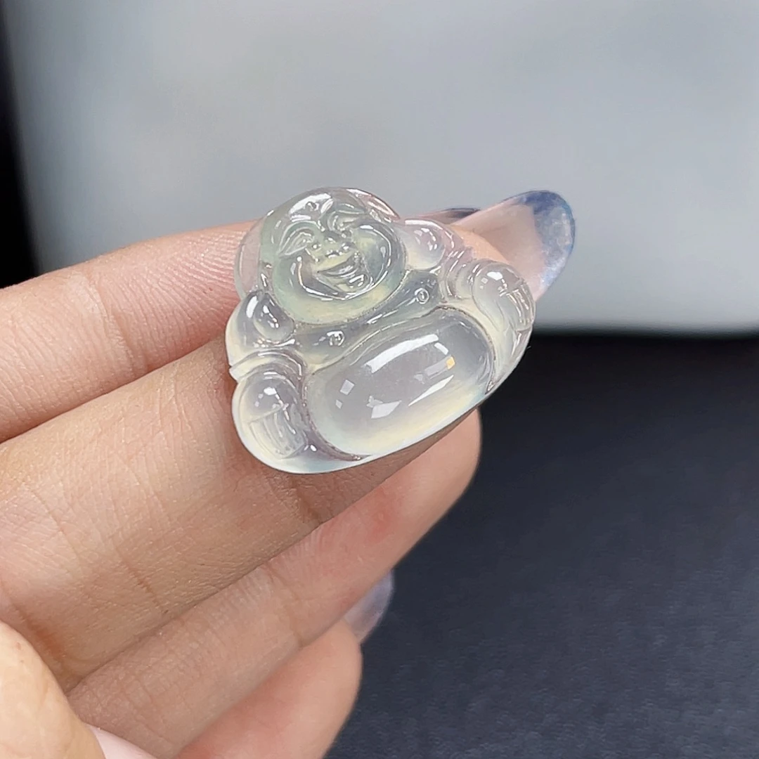 裸石翡翠SHZ0051老坑冰胶起光佛公