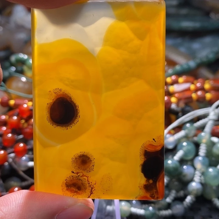 【闪购商品】玛瑙/玉髓颈饰未镶嵌老**o