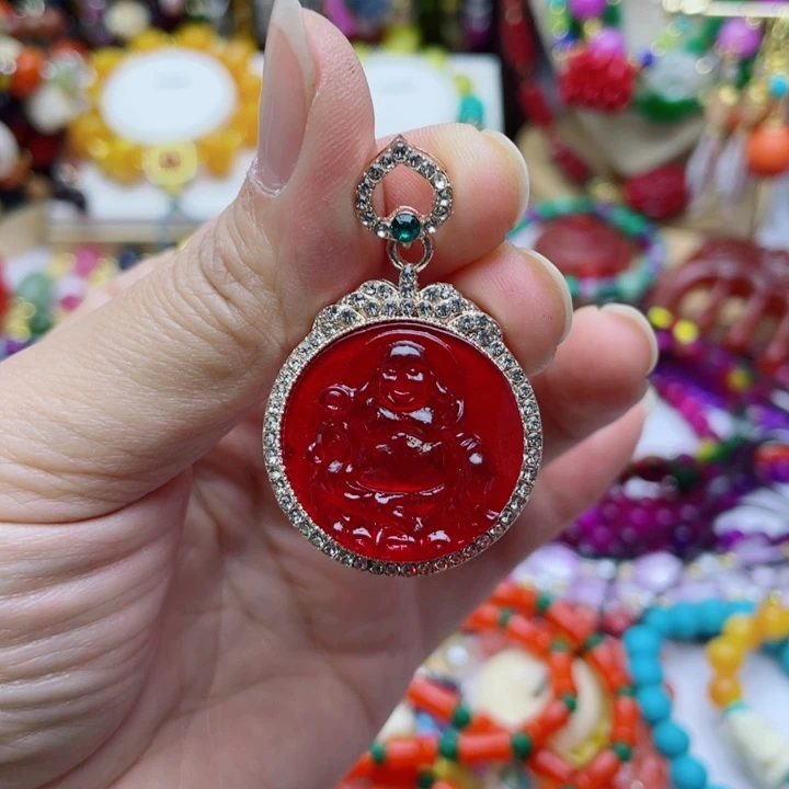 树脂制品29号佛公吊坠