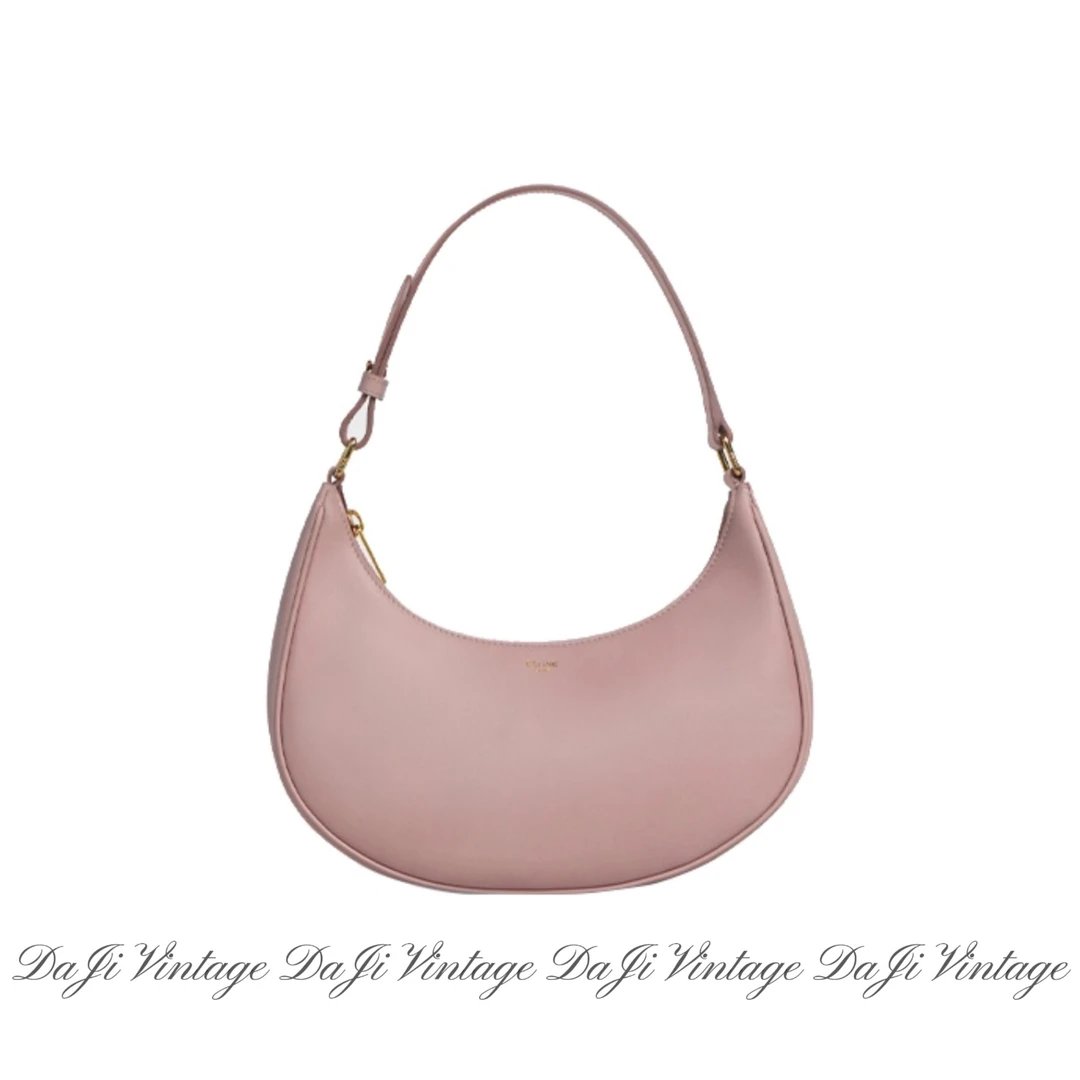 99新 Celine/思琳 大吉中古3/瑟琳糖果粉ava腋下手提单肩包