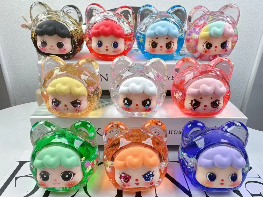 【直播拆对对碰】娃三岁卷毛猫DIY亚克力10色摆件