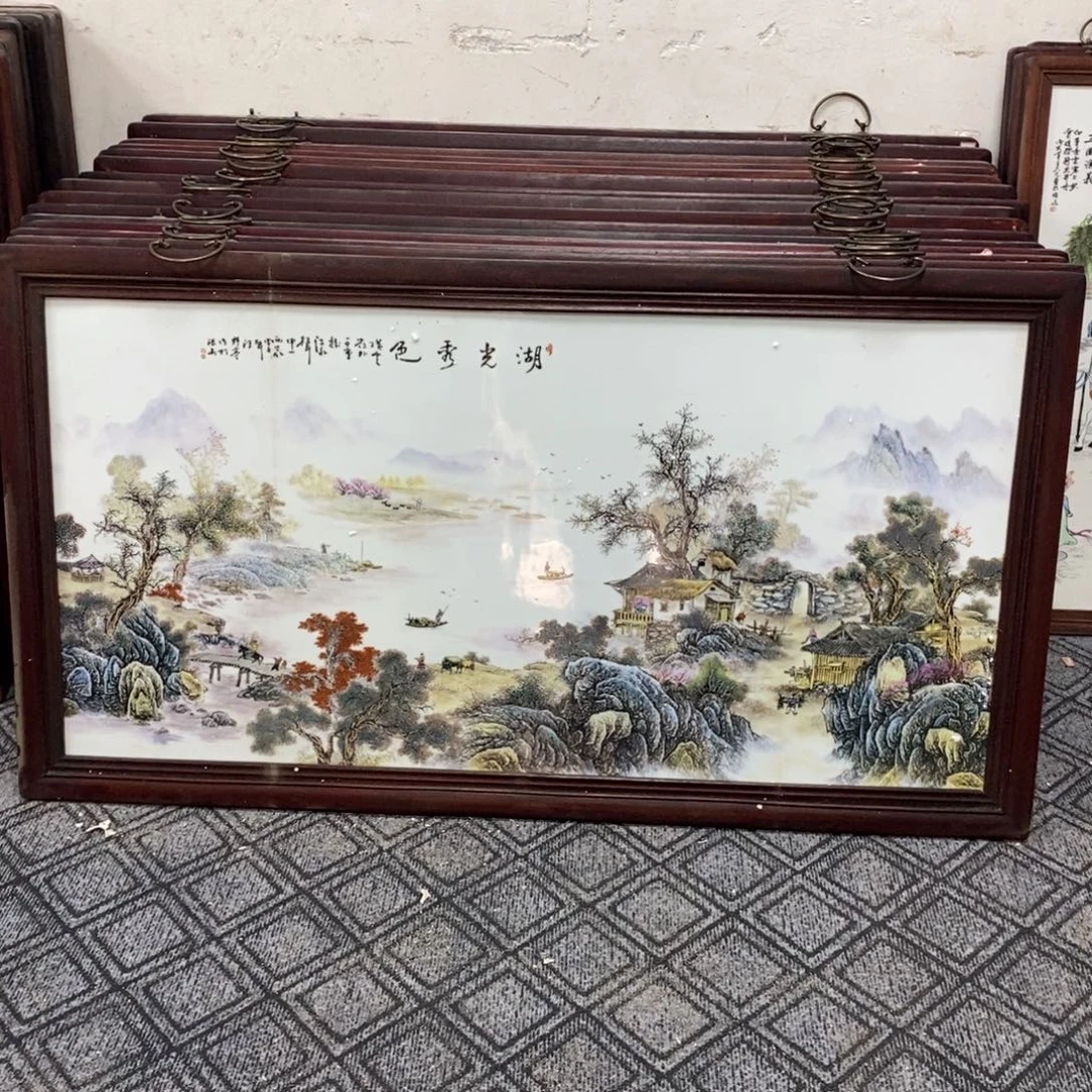 瓷120*66 景德镇瓷板画柴窑烧制