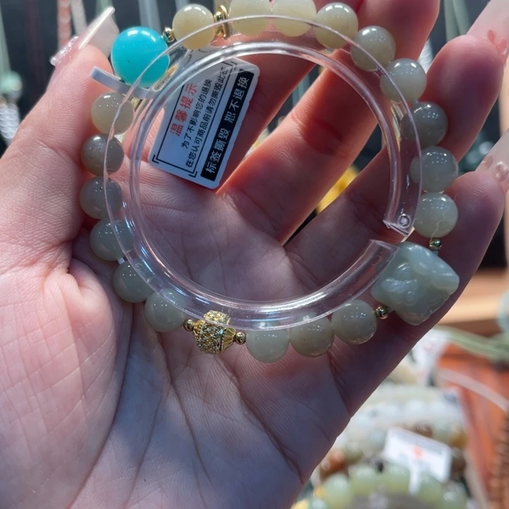 和田玉（糖玉）未镶嵌手链