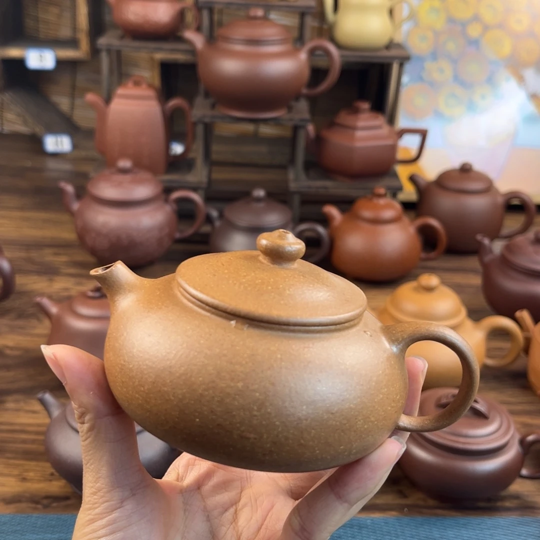 H***o茶壶紫砂手工制作工艺精湛
