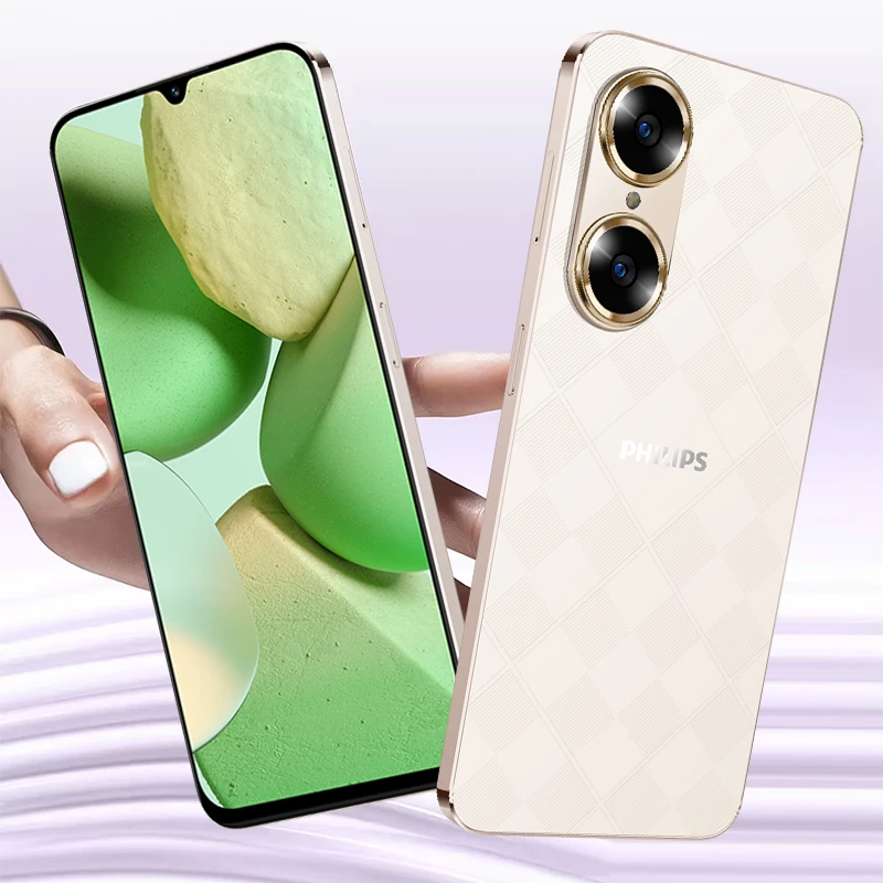 Philips/飞利浦高清大屏6.5寸双卡双待超薄机身安卓新款智能手机