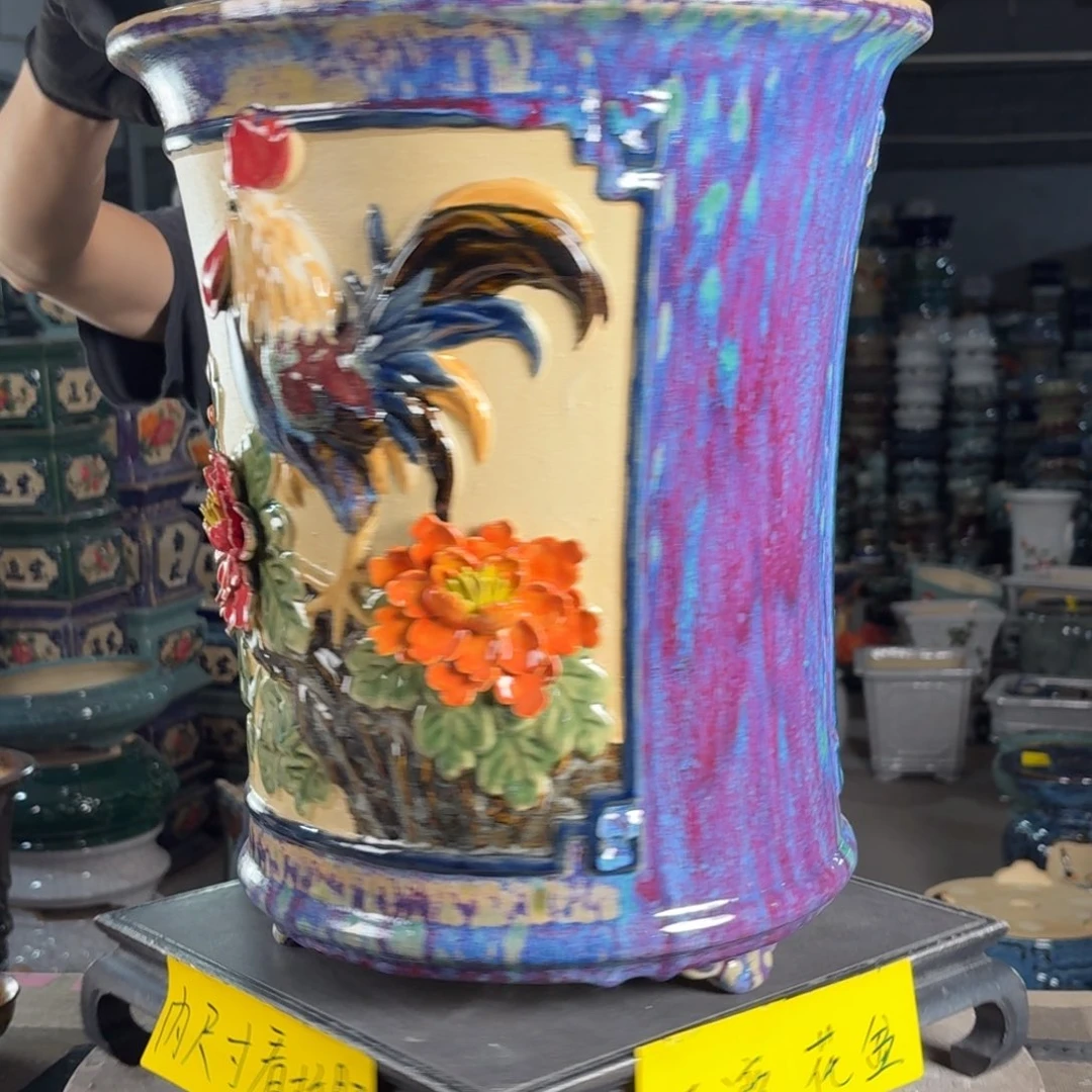 一风堂石湾花盆 内28*36