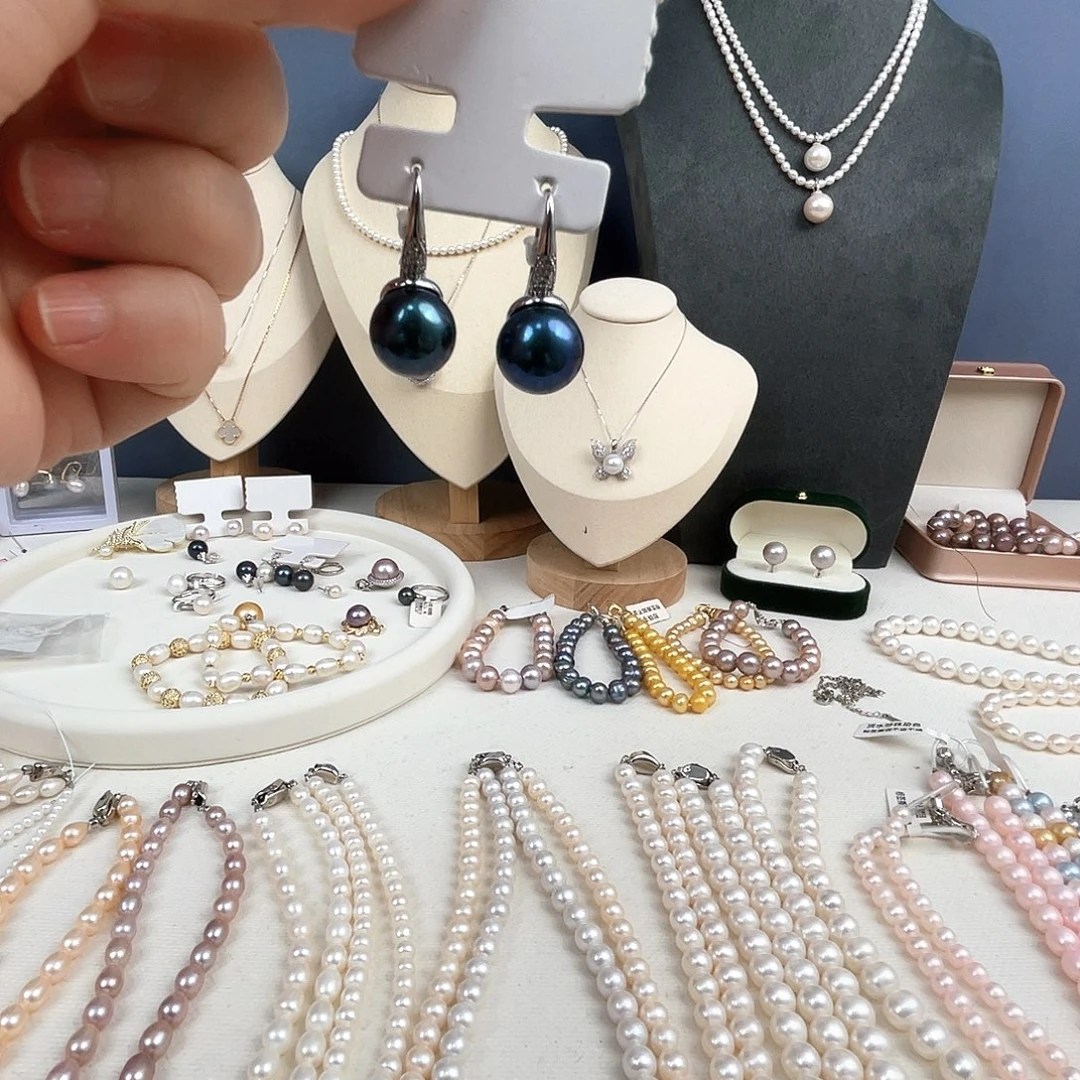 未镶嵌淡水珍珠套链