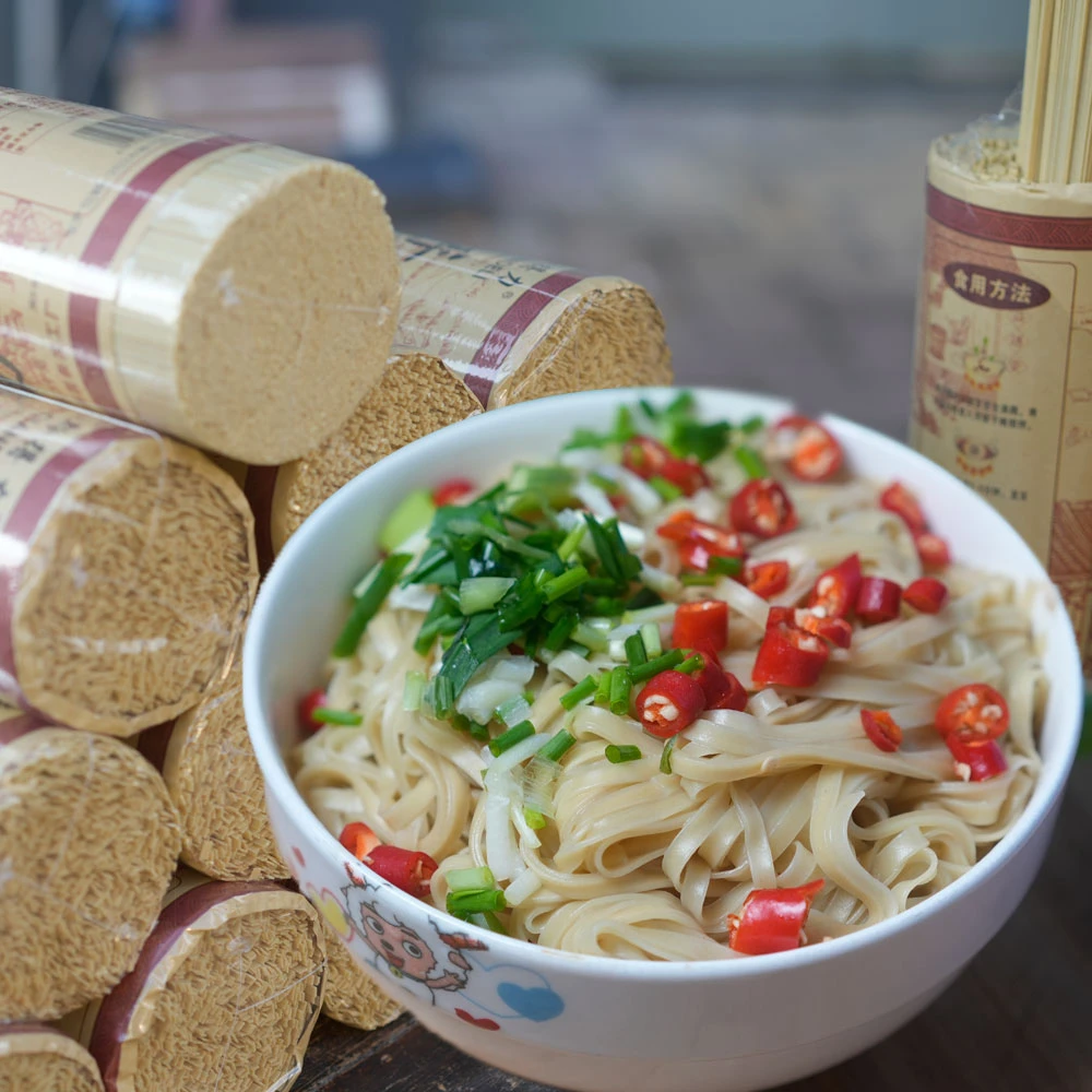 贵州高山土麦子挂面特产全麦碱水面细刀中刀热干面凉面