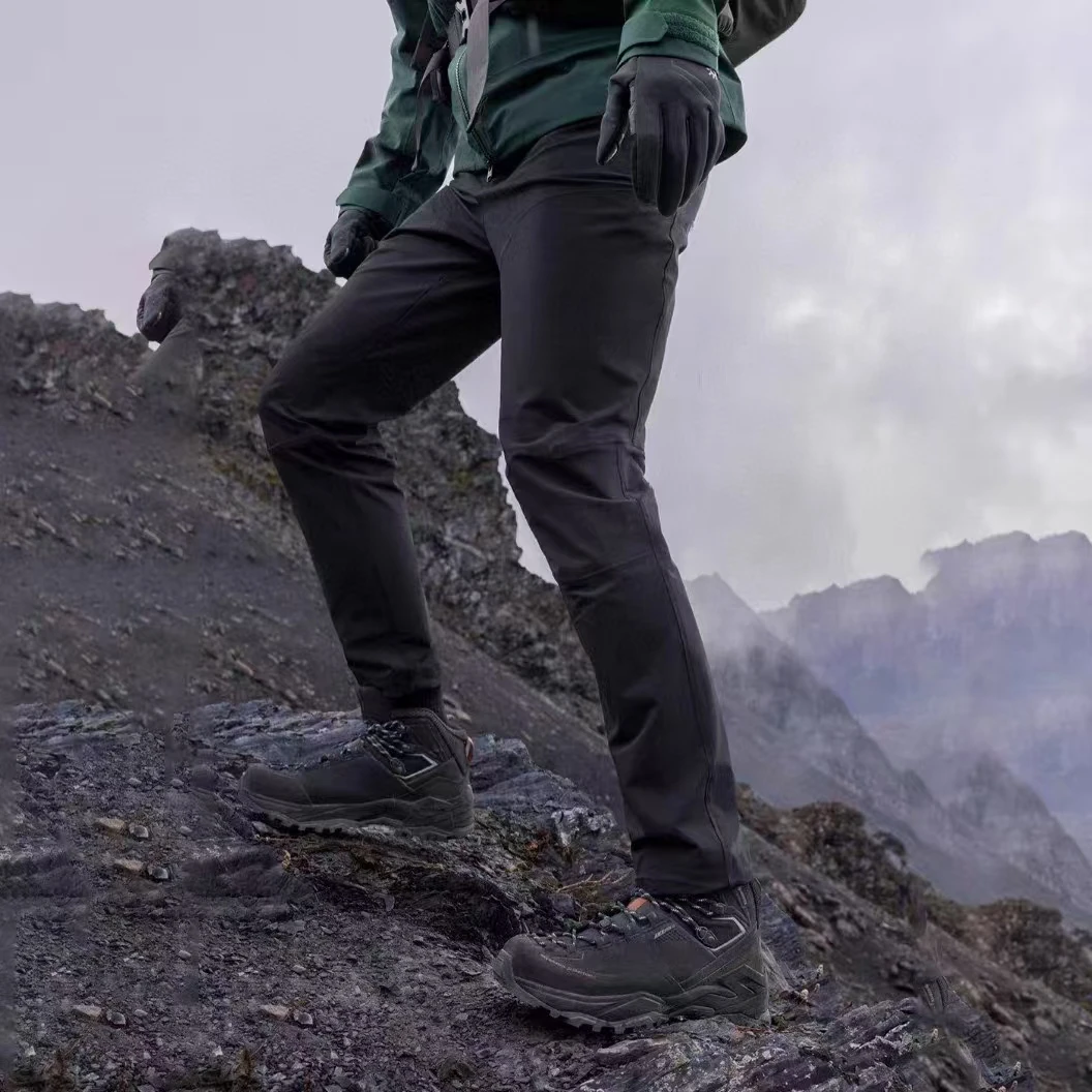 6户外软壳 4D立体裁剪新款轻量化百搭纯色微锥直筒运动休闲长裤潮