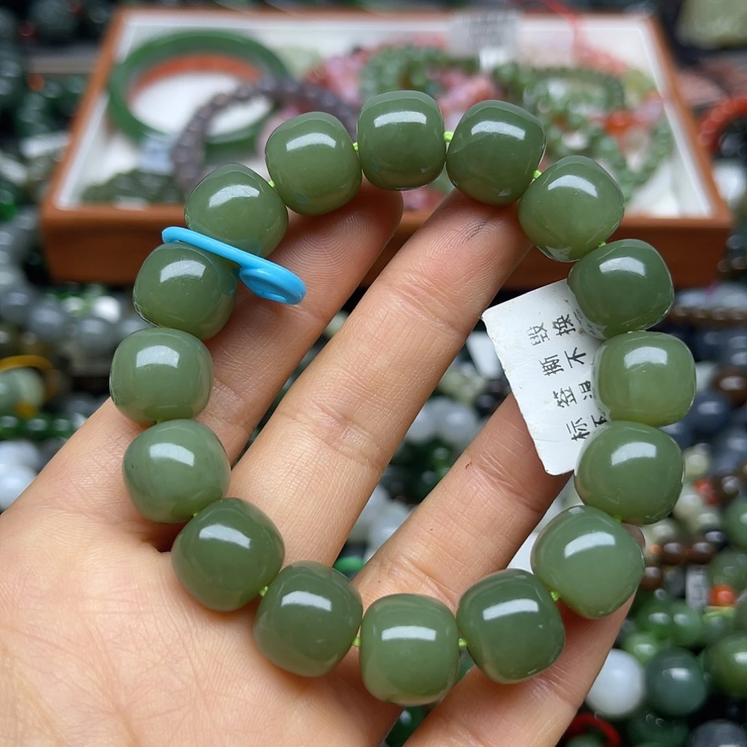 和田玉未镶嵌手链