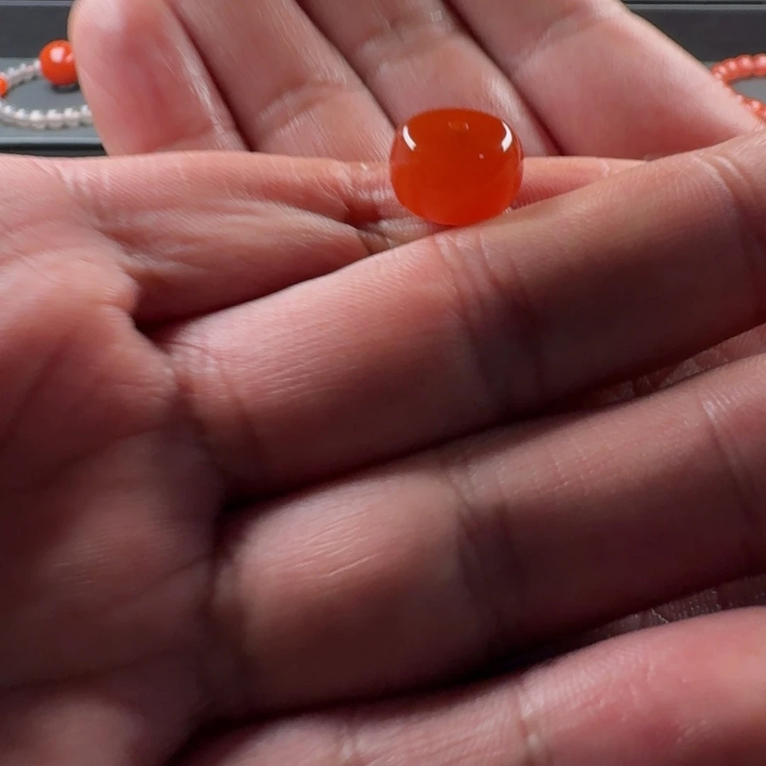 南红玛瑙未镶嵌墩子13.1*8.3