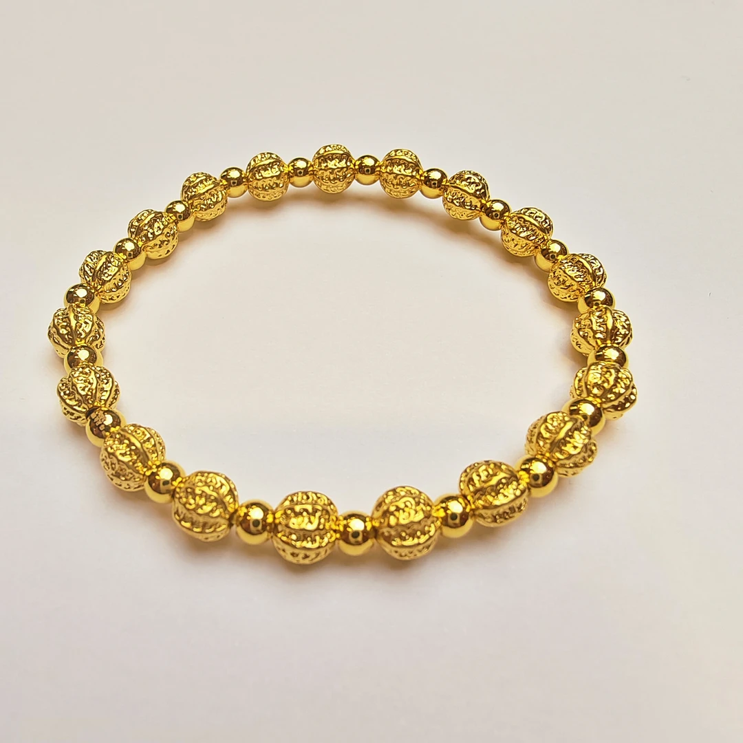 63#足金999 黄金小菩提转运手串