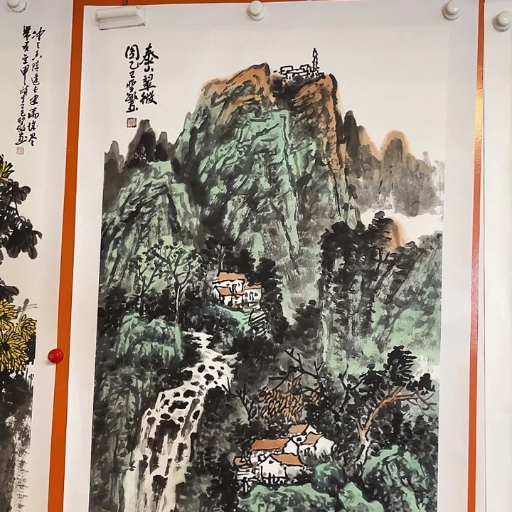 国画张圣敏先生纯手绘作品