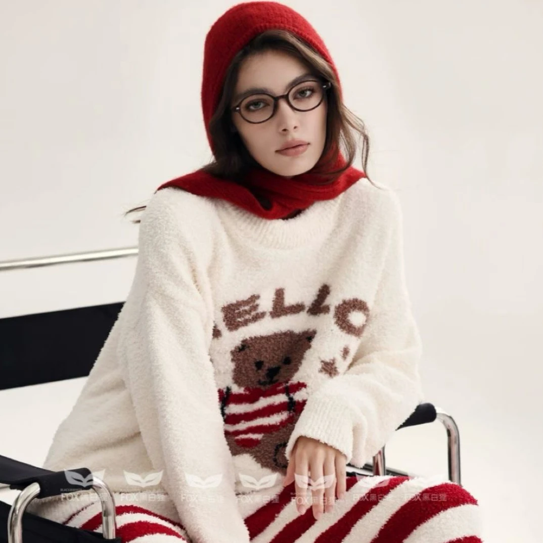 【虾米推荐】秋冬加厚睡衣套装（对号入座）