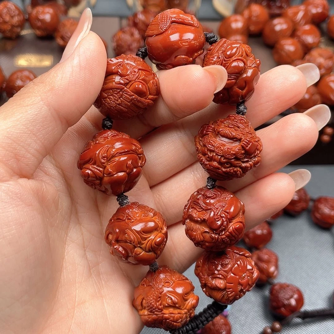 黎***4橄榄核手串钟馗手串