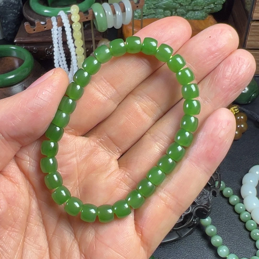 和田玉未镶嵌手链