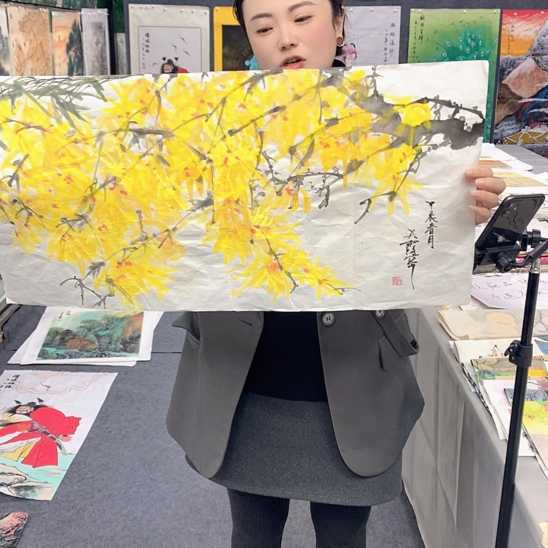 国画国画手绘作品