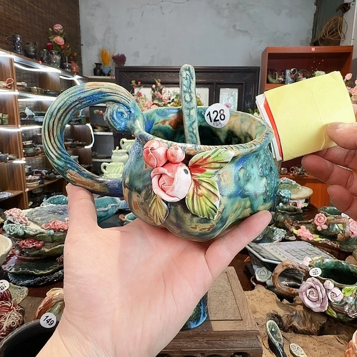 杯陌****）纯手工咖啡杯盘碗