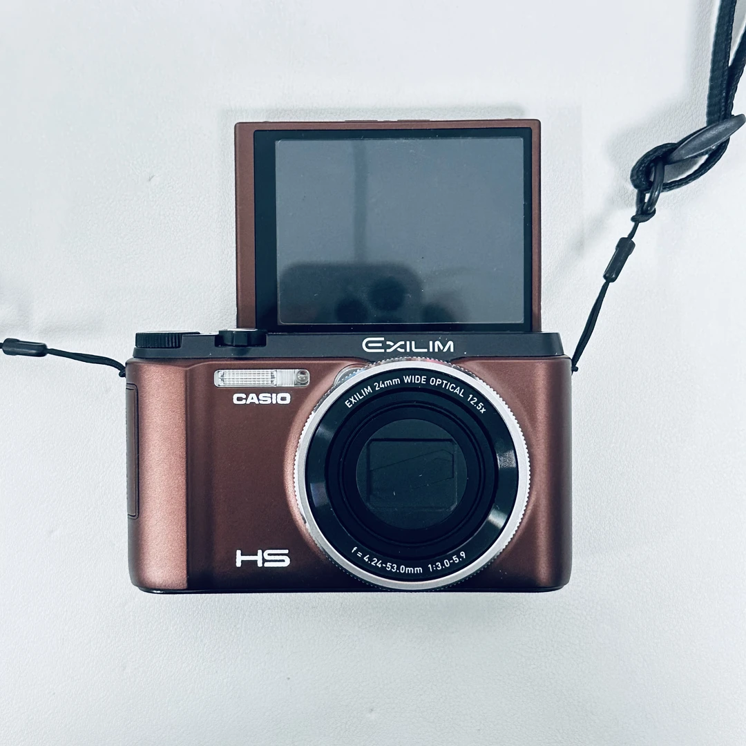 95新 Casio/卡西欧 zr1500屏膜1600w像素翻转屏可自拍人景都可