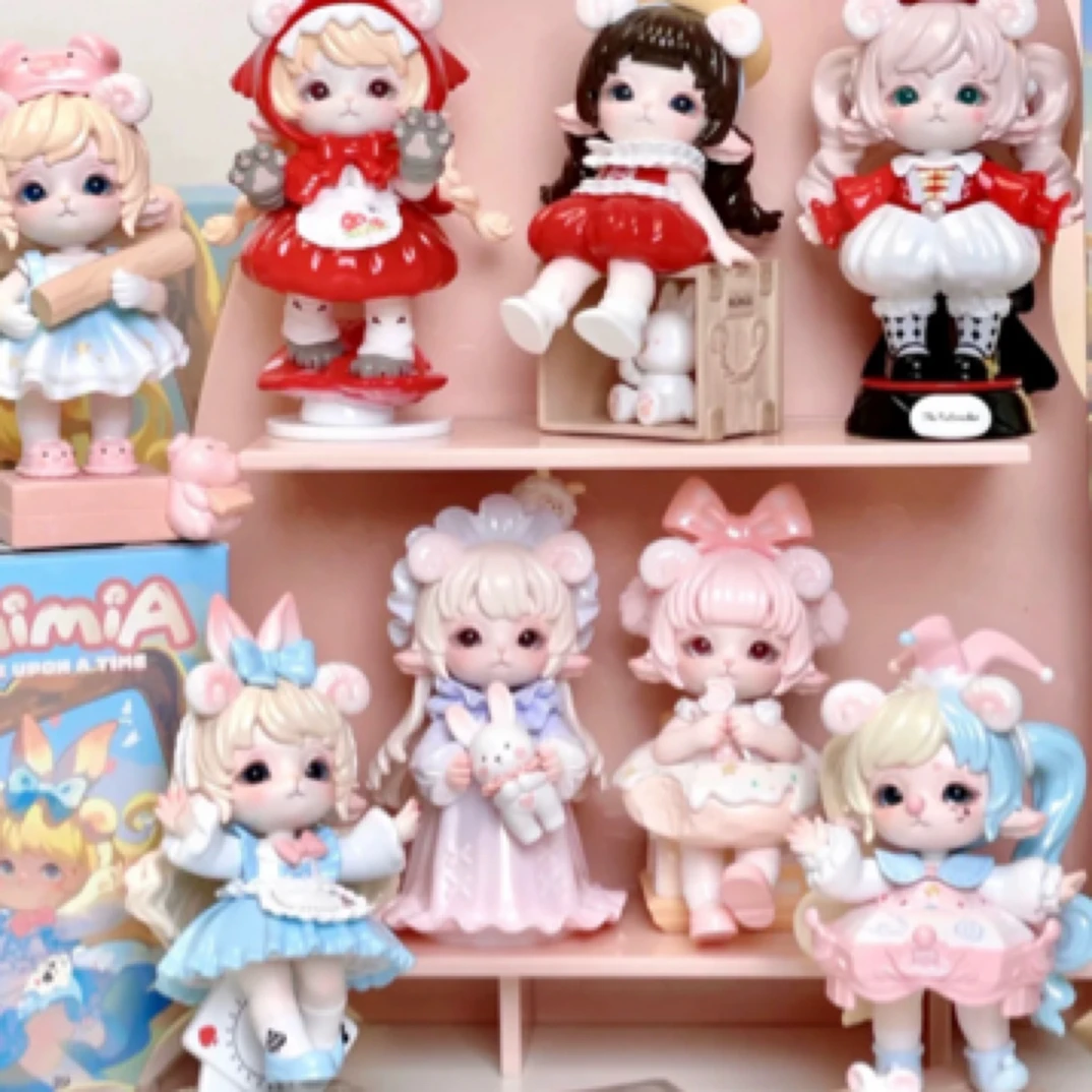mimia.系列羊角村盲盒可爱玩偶公仔