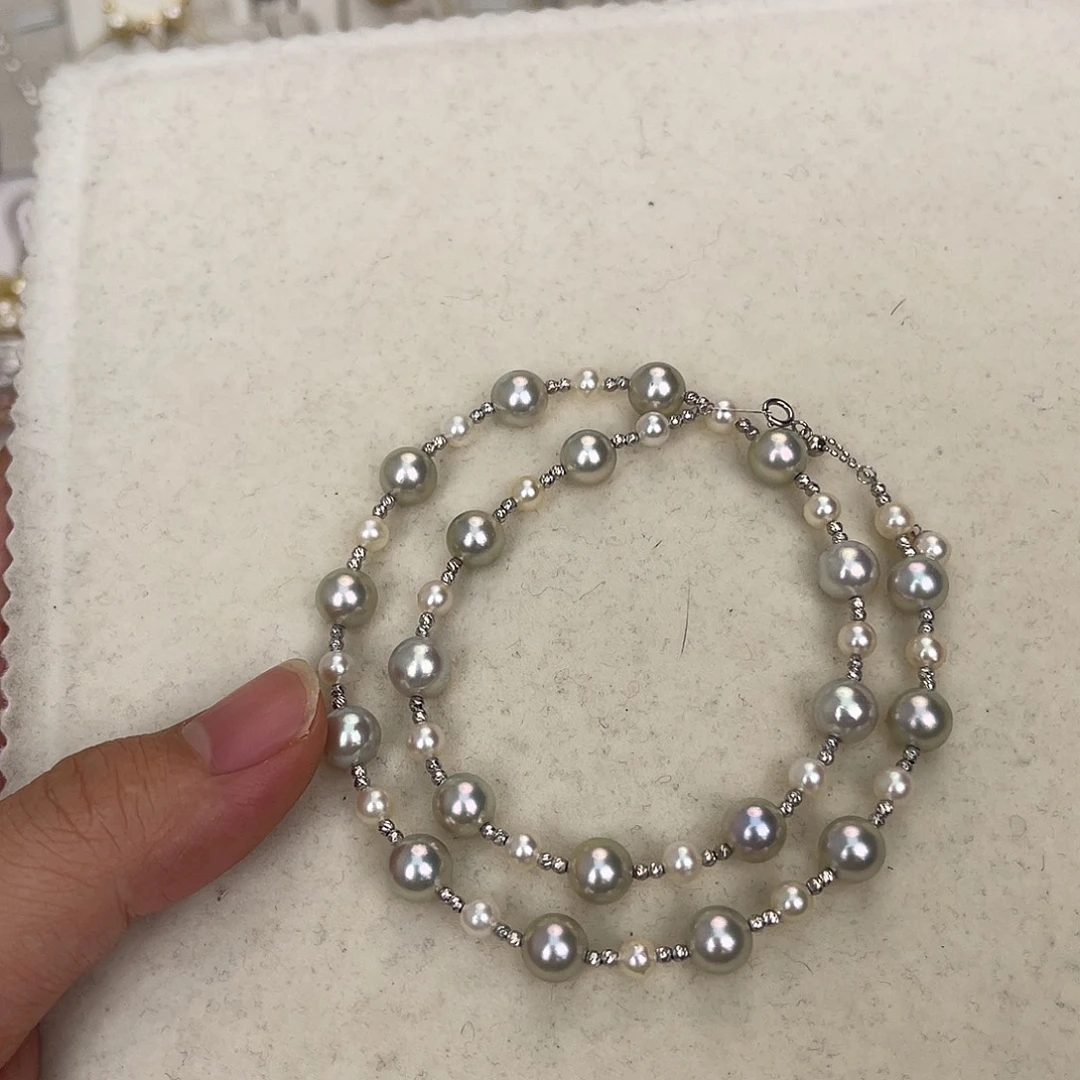 海水珍珠18K金镶嵌颈饰