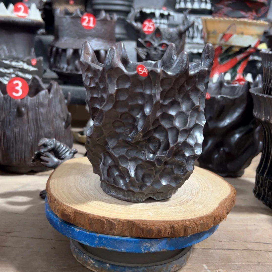 54号，微瑕手捏，口9高13