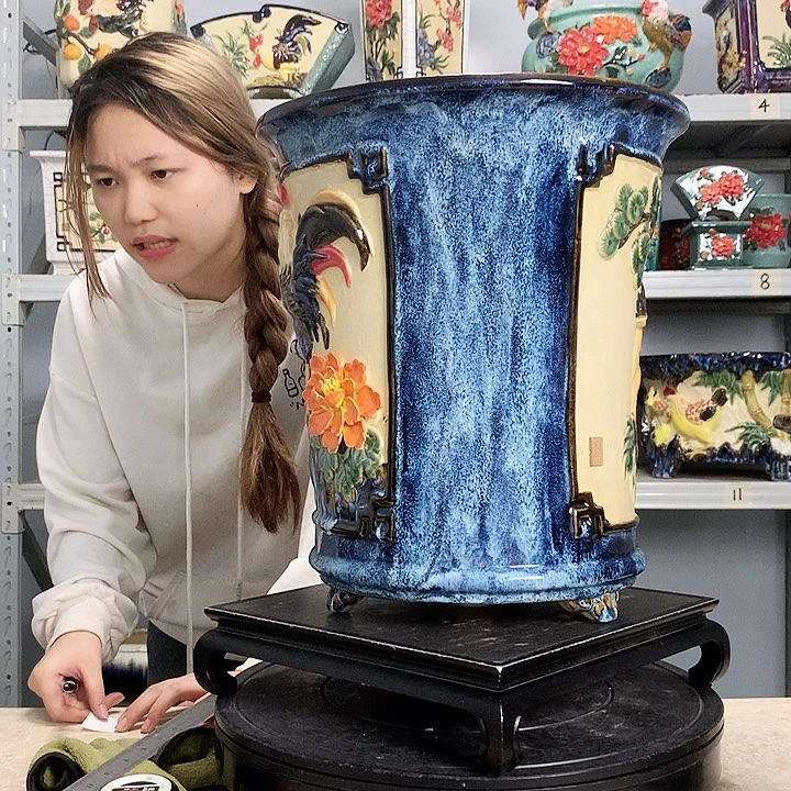 小*舟实物拍摄湾盆石湾盆