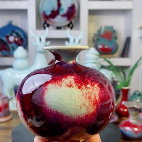 瓷片禹州神后钧瓷原产地~