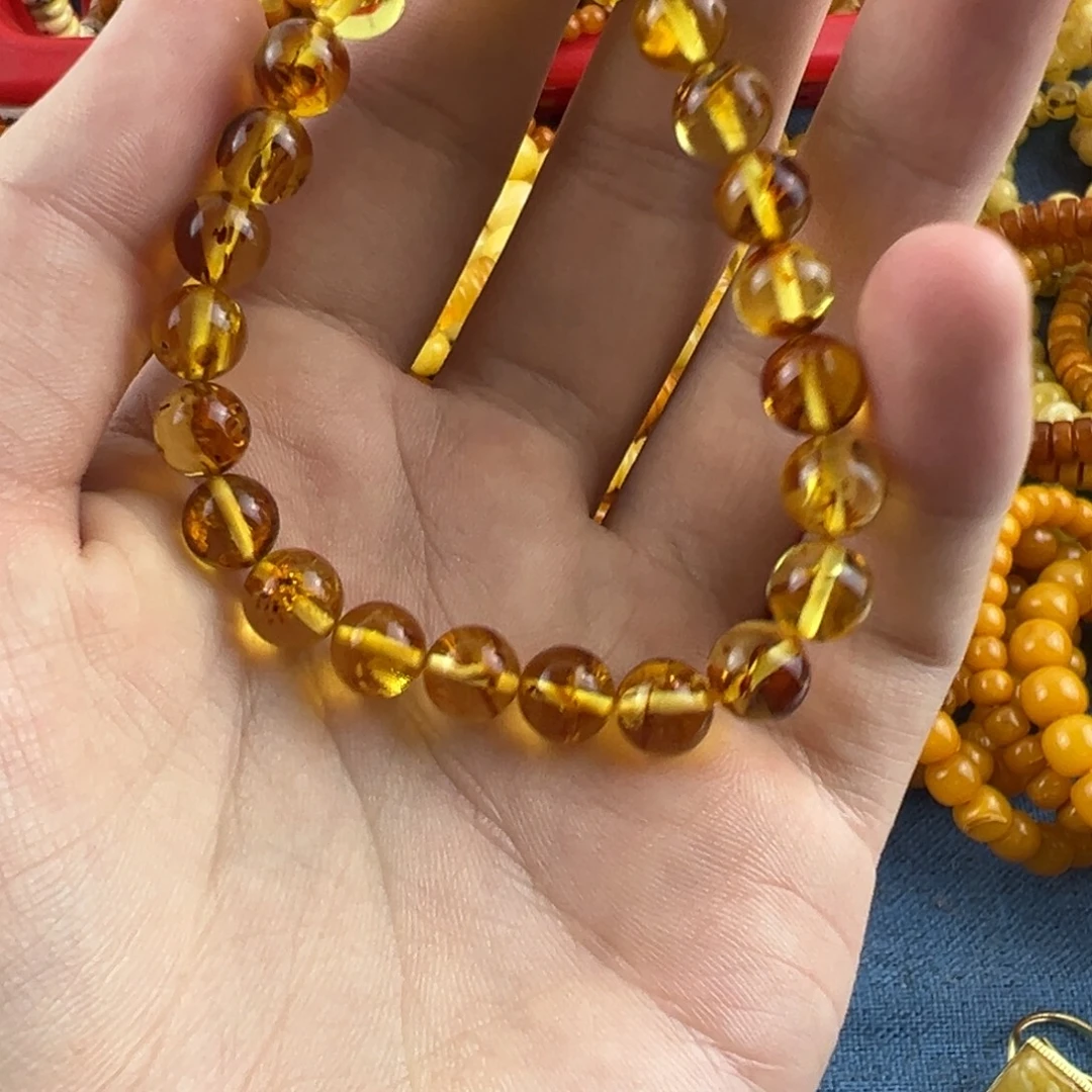 琥珀未镶嵌珠宝奇石