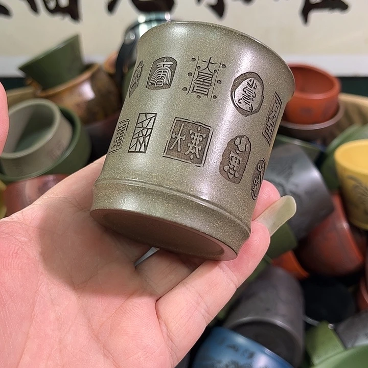 茶杯紫砂全手工紫砂主人杯