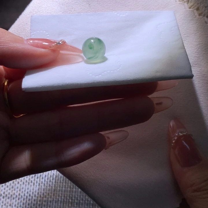 翡翠散珠冰绿飘花卡10.5