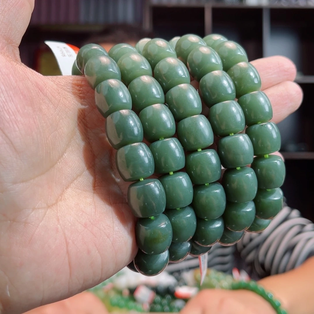 和田玉手链未镶嵌手串新疆且末料多样性拍一发一14