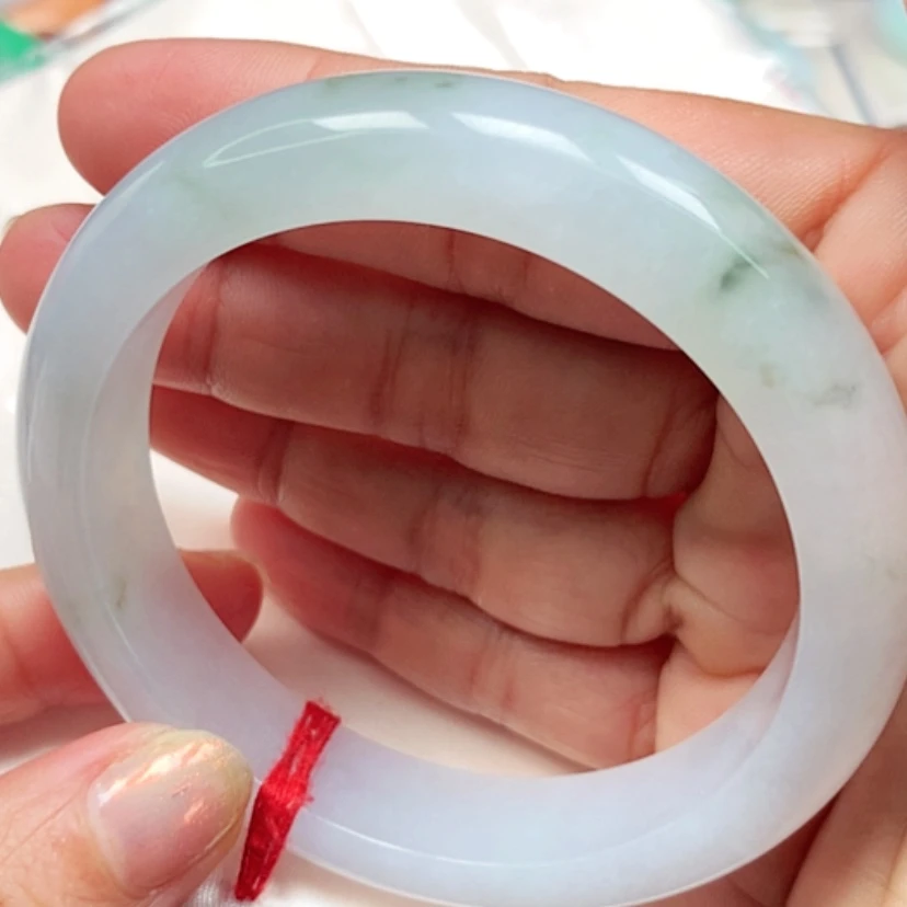 【闪购商品】翡翠手镯未镶嵌翡翠手镯飘花015木