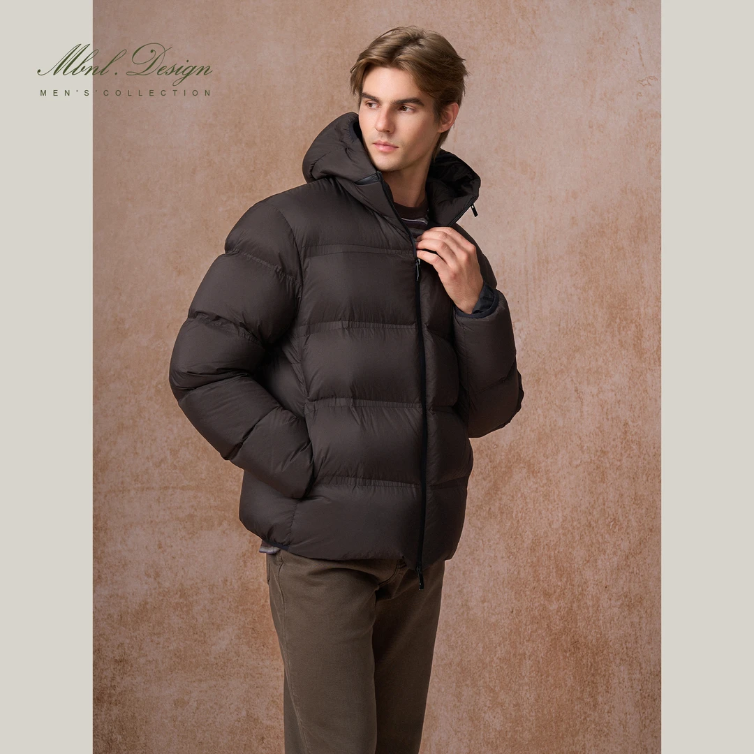 MBNL-F「Masac羽绒」秦磊男装白鹅绒特殊纹理羽绒服LL-WYR7005