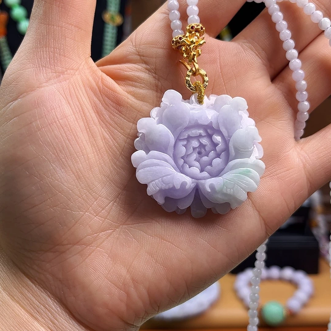 翡翠未镶嵌颈饰天然翡翠