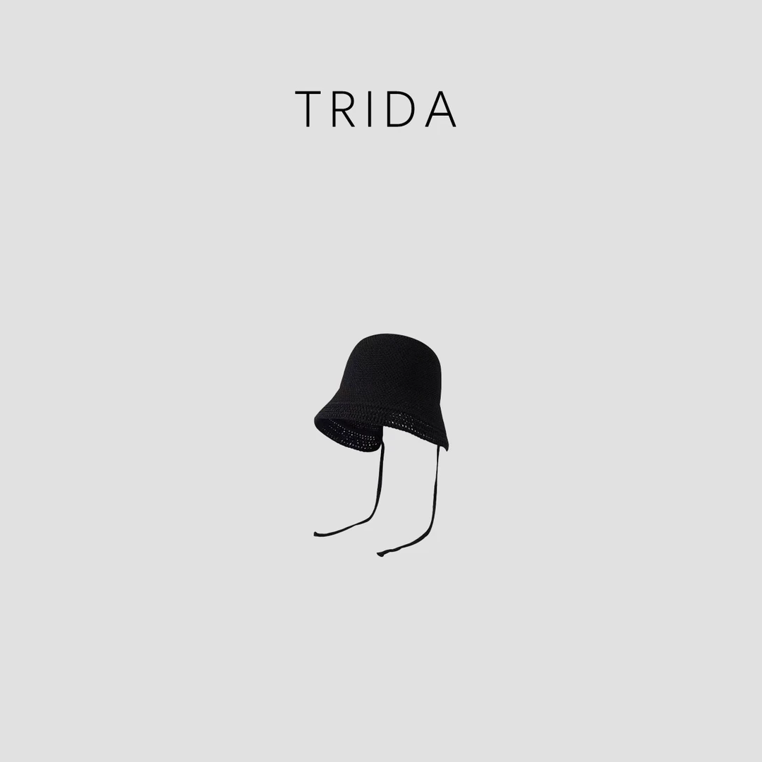 【Trida】优质进口亚麻纯手工夏季沙滩度假防晒遮阳帽子5606A