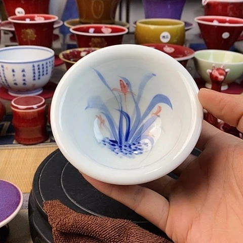 【闪购商品】景德镇名陶雅玩愉快郎红