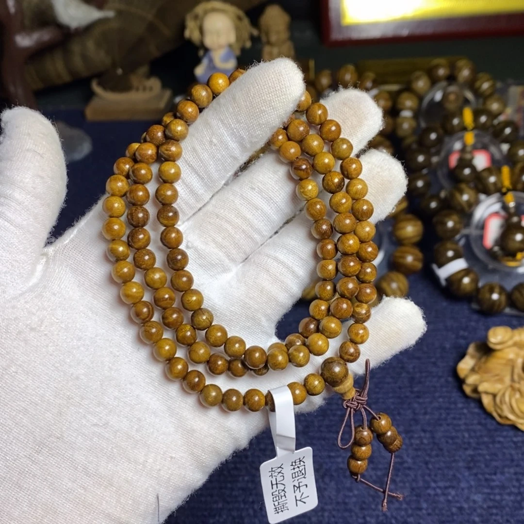 楠木（金丝楠）手串/手链红油底0.6。  水波。 59