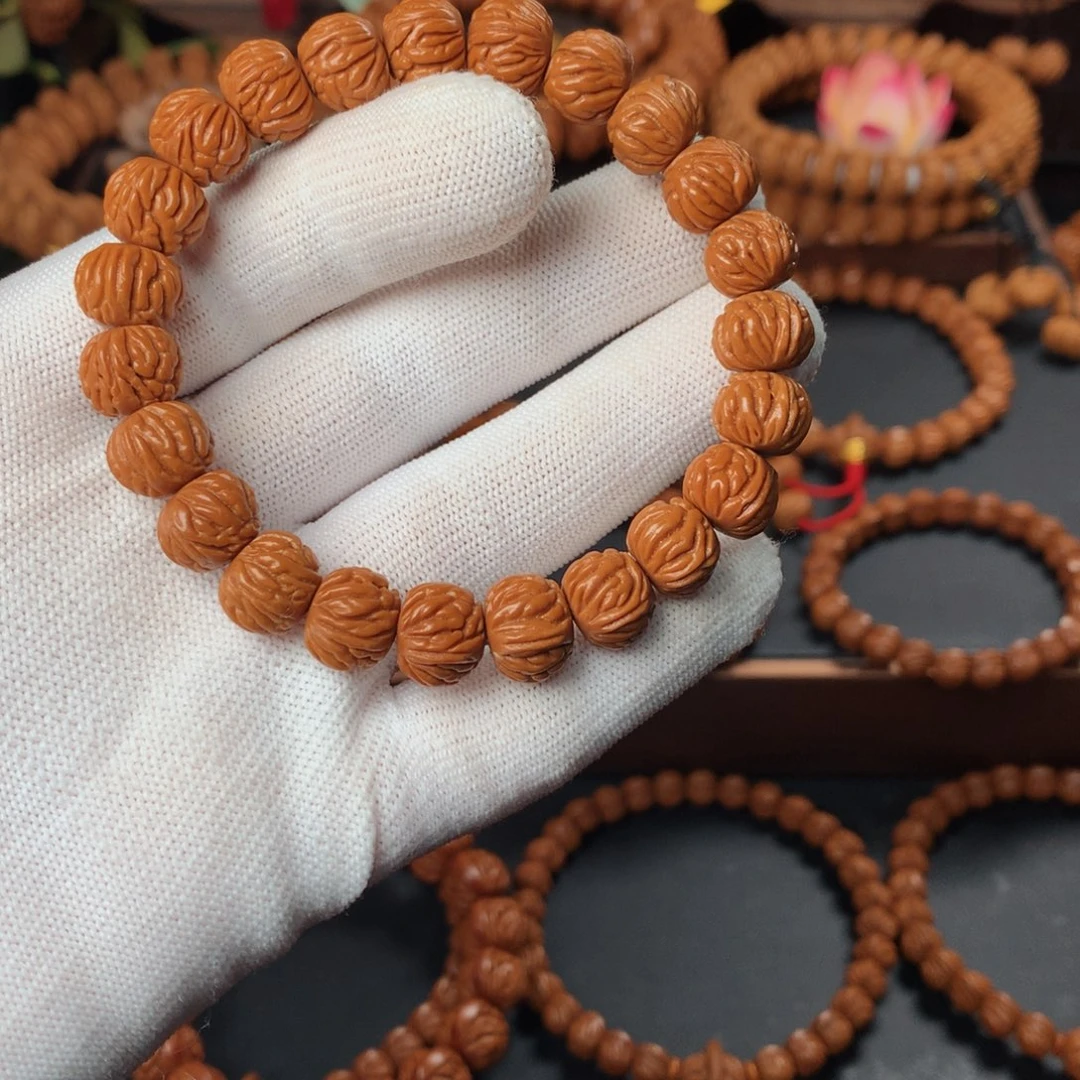 桃核吊坠?*鑫12精品野生金蟾小金豆