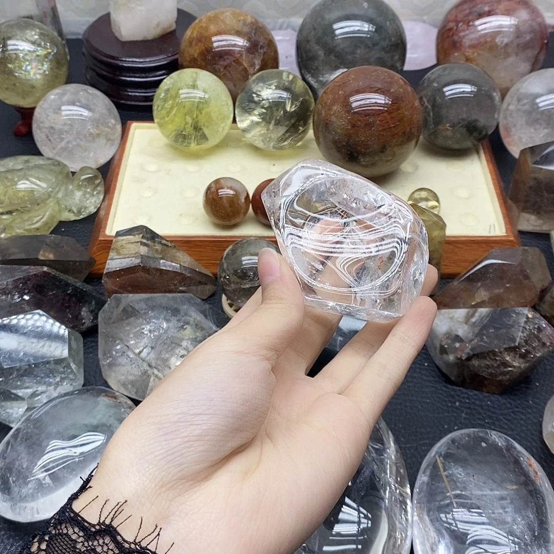 未镶嵌水晶珠宝半成品278水晶石