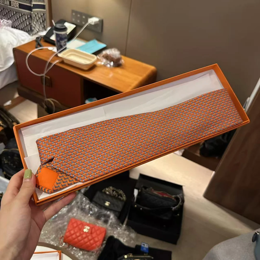 Hermes/爱马仕 围巾/丝巾 彩色领带 za6025/2508