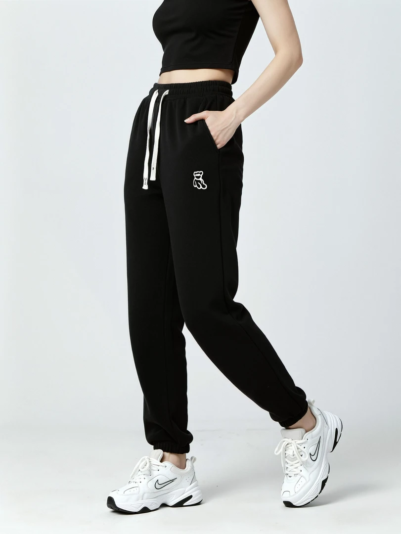 冬季双面一体绒加厚保暖休闲宽松百搭一条过冬时尚外穿保暖裤